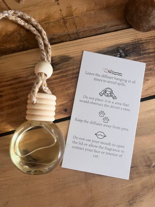 Natural Aromatherapy Car Diffuser - Image 4