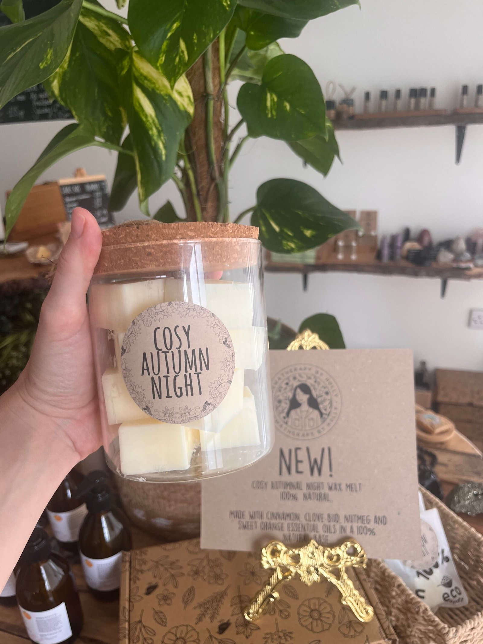 Natural Wax Melt – "Cosy Autumn Night" – Cinnamon, Clove, Nutmeg & Sweet Orange